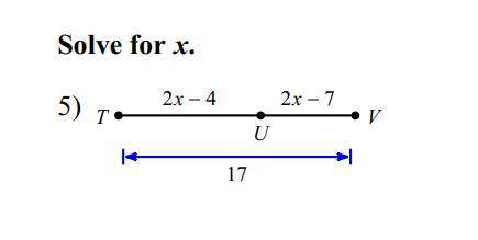 Solve for x
step by step