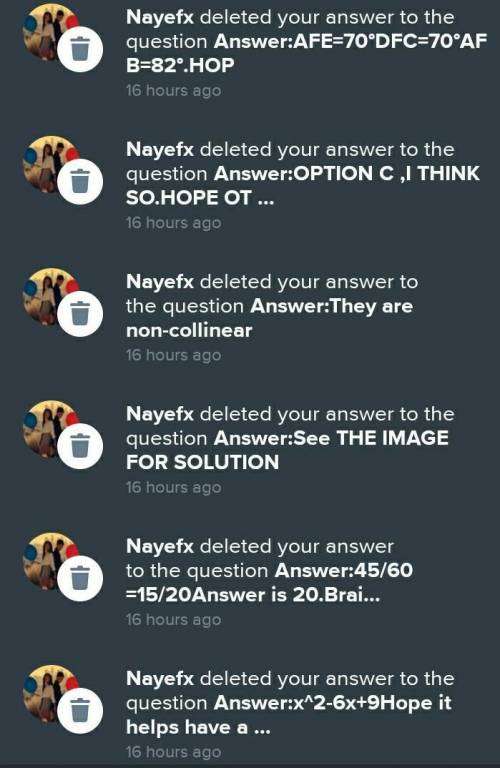 See the attachment.Nayefx deleted my answers even though they were correct!!​