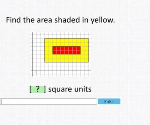 Find the area shaded in yellow