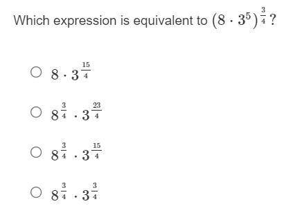 Which expression is equivalent
