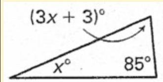 Referring to the figure, find the value of x