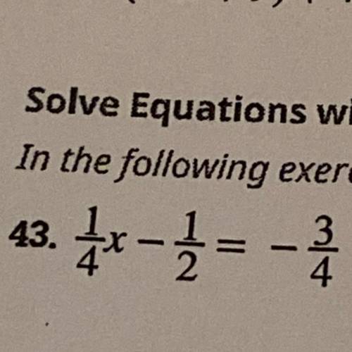 Solve equations with fraction or decimal coefficients