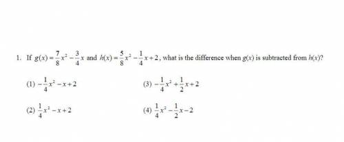 Need help with this algebra question