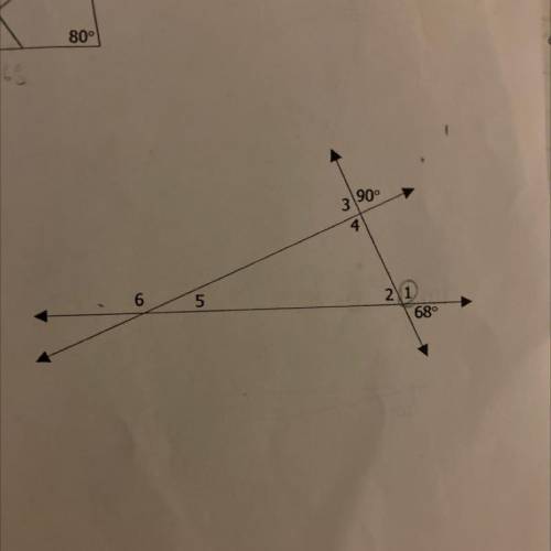 Please help find the Measure of 1 step by step