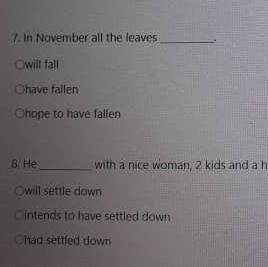 What’s the answer friends?
I think it’s (will fall)