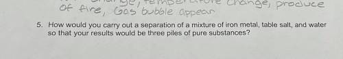Please help me this is for chemistry and this is due tomorrow
The question is in the photo