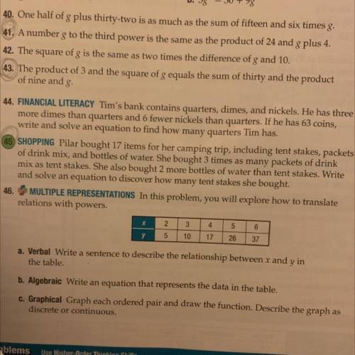 # 45 pls I just had to take a picture of the page to show the whole question