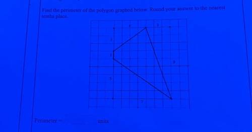 Ctivity 3 - Achievement Level Description 4

Find the perimeter of the polygon graphed below. Roun