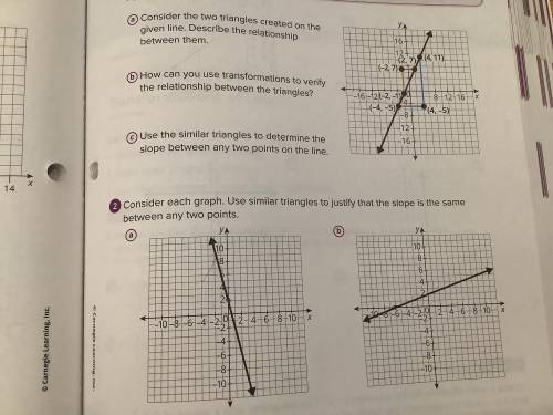 Plz help me on these three I need to see what is the slope.