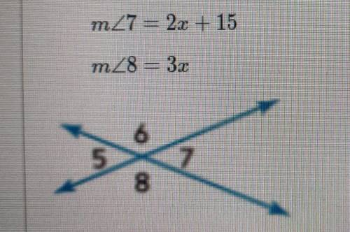 Find the measures of each numbered angle ​