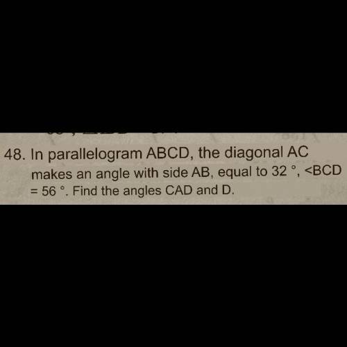 Answer 58 and 48 for me please. They are geometry. I translated from russian