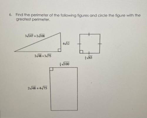 BRAINLIEST AND 25PTS

Find the perimeter of the following figures and [Solve and Explain] the figu