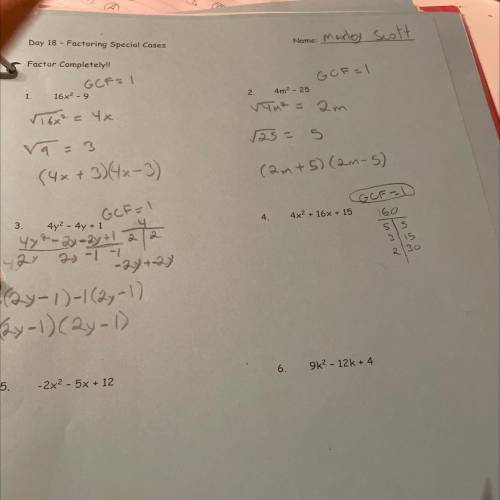 Factoring equations (problems i didnt do pls)