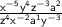 \sf \: \frac { x ^ { - 5 } y ^ { 4 } z ^ { - 3 } a ^ { 2 } } { z ^ { 4 } x ^ { - 2 } a ^ { 1 } y ^ { - 3 } } \\