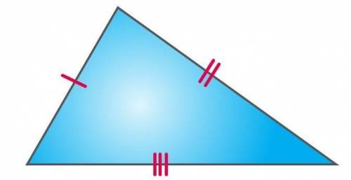 Whad does a scalene triangle look like?