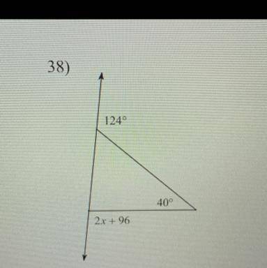 I need help solve for x please