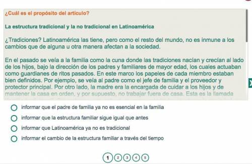PLEASE HELP WITH THIS SPANISH!
read the passage and answer the question!