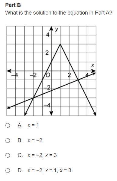 (30 points)(alg 2) plz dont just steal the points :-:

Part A
Choose the equation that matches the