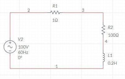 Total circuit current in the time domain; Determine the voltage in the inductor in the time domain;