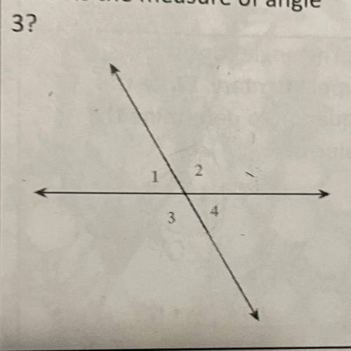 Measure of angle 2 is 40,What is the measure of angle 3?(PLEASE ANSWER ASAP I REALLY NEED TO KNOW I