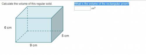 What is the volume of the rectangular prism?