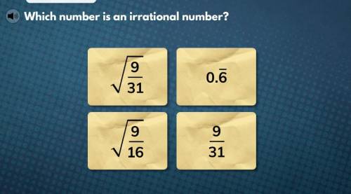 Which one is an irrational number?