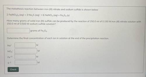 Chemistry question college