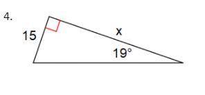 Find the values (this is right triangle trigonometry)

25 points for you plus a thanks, brainliest