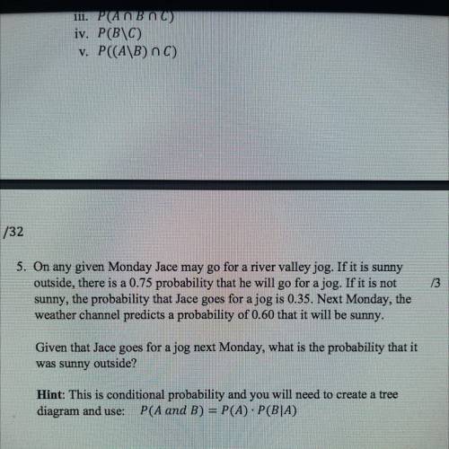 Can someone please help me answer this probability question. Will mark the brainliest