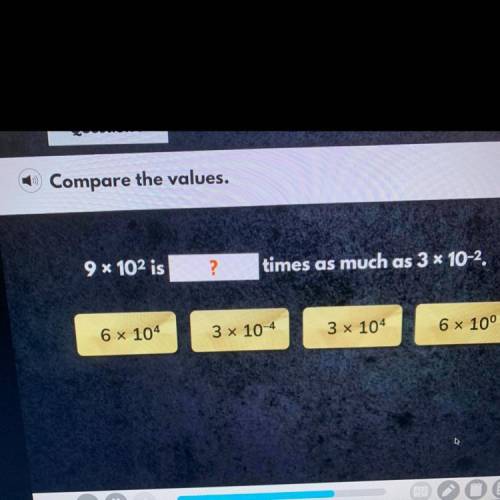 Compare the values A B C or D