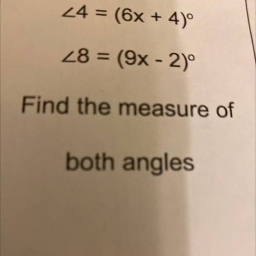 Find measurement of these angles please , and answer my other question for 57 points people put wro