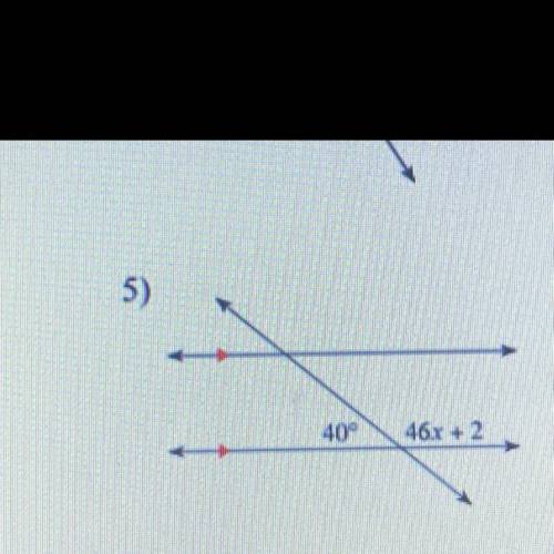 Solve for x please and thank you