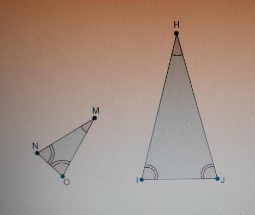 Are the following triangles similar by the angle-angle similarity theorem?

A)No, AA can only be u