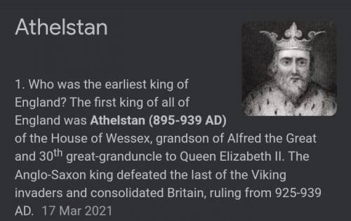 Who was the first king of Britain