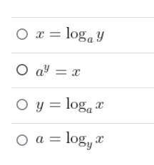 Which equation is equivalent to  = y