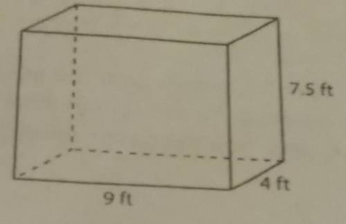 Khali has a box with the dimensions shown. He plans to cover the box with glitter What is the total