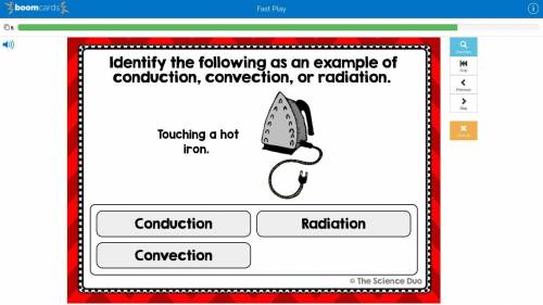 Touching a hot iron: conduction, radiation, or convection?