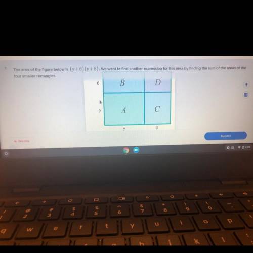 Plz help me ASAP 20 points 
What is the area of the rectangle