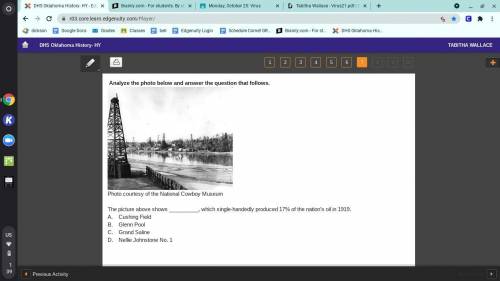 The picture above shows __________, which single-handedly produced 17% of the nation’s oil in 1919.