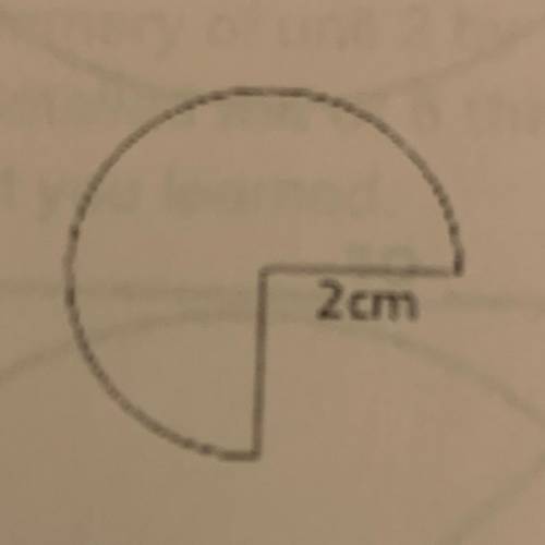 What does this mean 
Find the area and perimeter of the shape