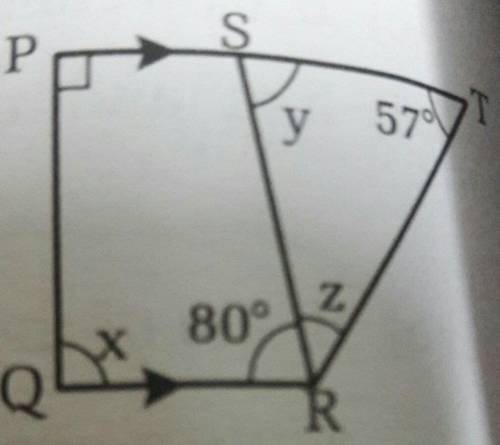 Find the unknown sizes of angles with step by step explanation please: