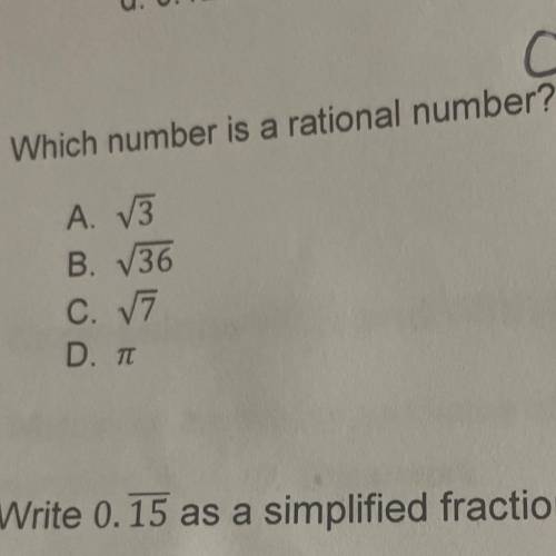 Which number is a rational number?