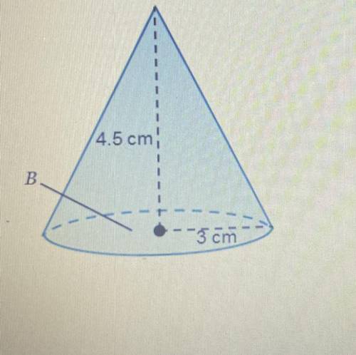 The volume of a cone