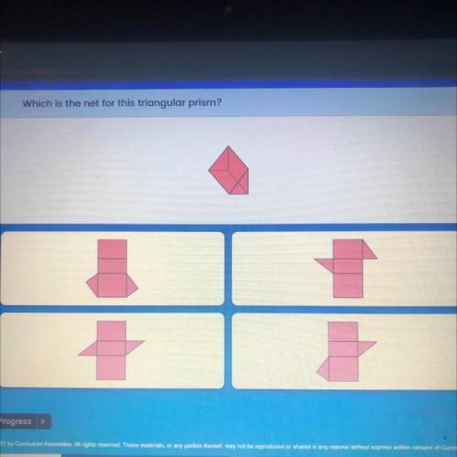 Which is the net for this triangular prism?
1