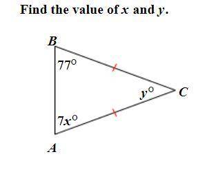Find x and y please help.