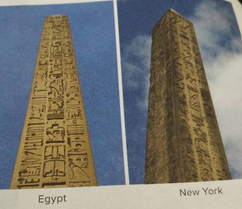 5. Examine the obelisks above. First, describe the evidence that chemical weathering occurred under