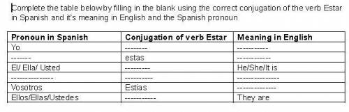 Plz help  with this spanish assingment