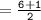 \\  \tt  \:  \:  \:  \:  \:  \:  \:  \:  \:  \:  \:  \:  \:  \:  \:  =  \frac{6 + 1}{2}