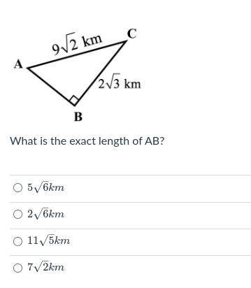 What is the exact length of AB?