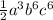 \frac{1}{2}  {a}^{3}  {b}^{6}  {c}^{6}